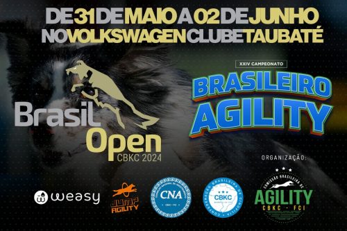 XXIV Campeonato Brasileiro de Agility – 3ª à 4ª Etapas