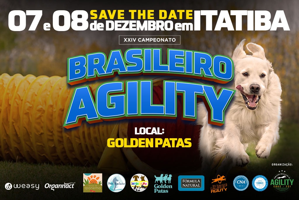 XXIV Campeonato Brasileiro de Agility 2024 – 7ª e 8ª Etapas